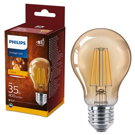Ampoule LED VINTAGE Philips A60 E27/4W/230V 2500K