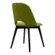Chaise de salle à manger BOVIO 86x48 cm vert clair/hêtre