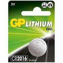 1 pce Pile bouton au lithium CR2016 GP 3V/90mAh