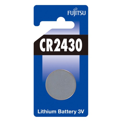 1pc Pile bouton lithium CR2430 3V