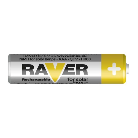 Piles Rechargeables NIMH 1,2V 2/3AAA (Pas AAA) 400mAh pour Lampes