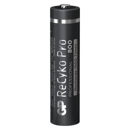 2 piles rechargeables GP AAA ReCyko Pro NiMH/1,2V/800 mAh