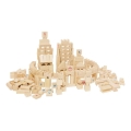 2Kids Toys - Blocs de construction en bois naturel, lot de 220 pièces