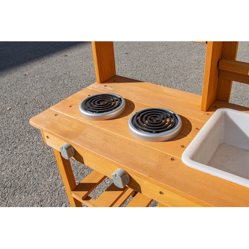 2Kids Toys - Cuisine de jardin en bois avec évier