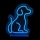 2Kids Toys - Décoration de table néon LED/5W/USB chien