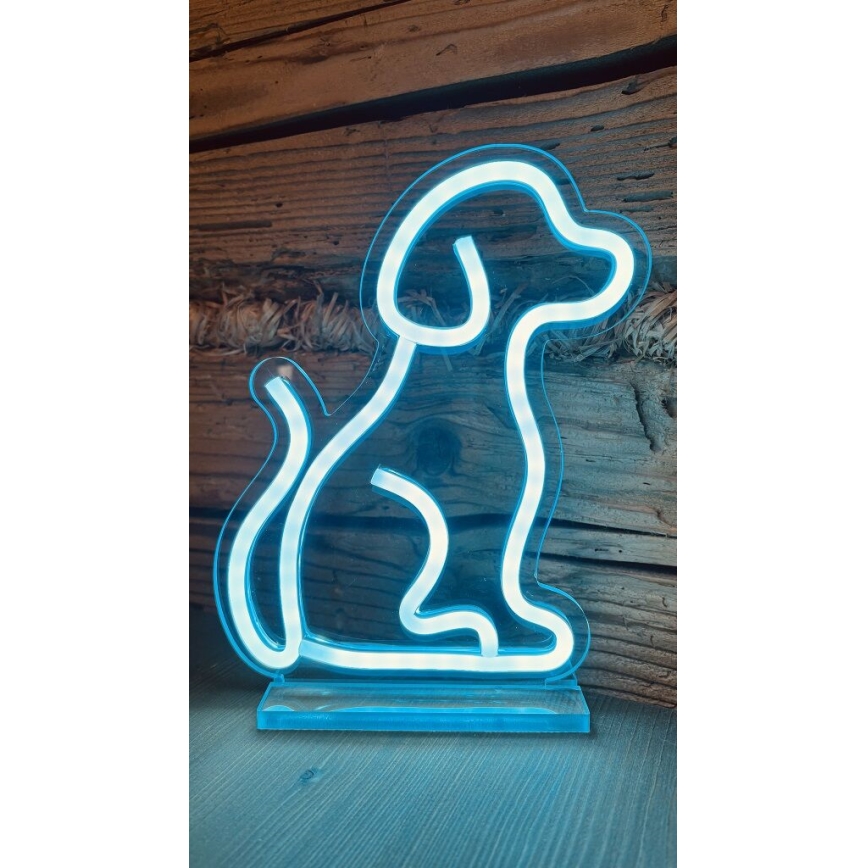 2Kids Toys - Décoration de table néon LED/5W/USB chien