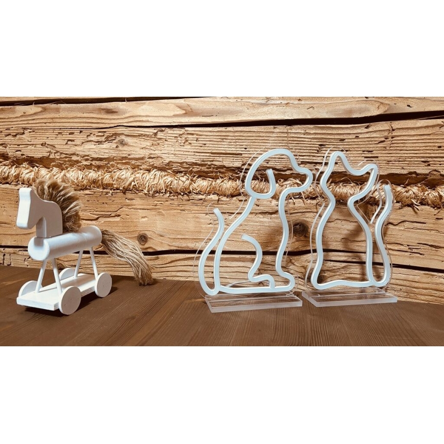 2Kids Toys - Décoration de table néon LED/5W/USB chien