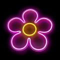 2Kids Toys - décoration murale néon LED/5W/USB en forme de fleur