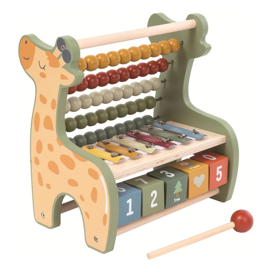 2Kids Toys - En bois multifonction abaque Girafe