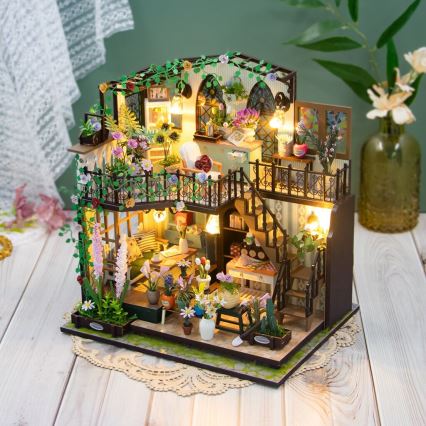 2Kids Toys - Maison miniature Darcy's fleur maison 2xAAA