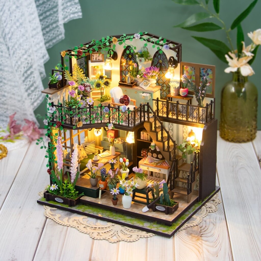 2Kids Toys - Maison miniature Darcy's fleur maison 2xAAA