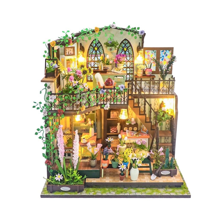 2Kids Toys - Maison miniature Darcy's fleur maison 2xAAA
