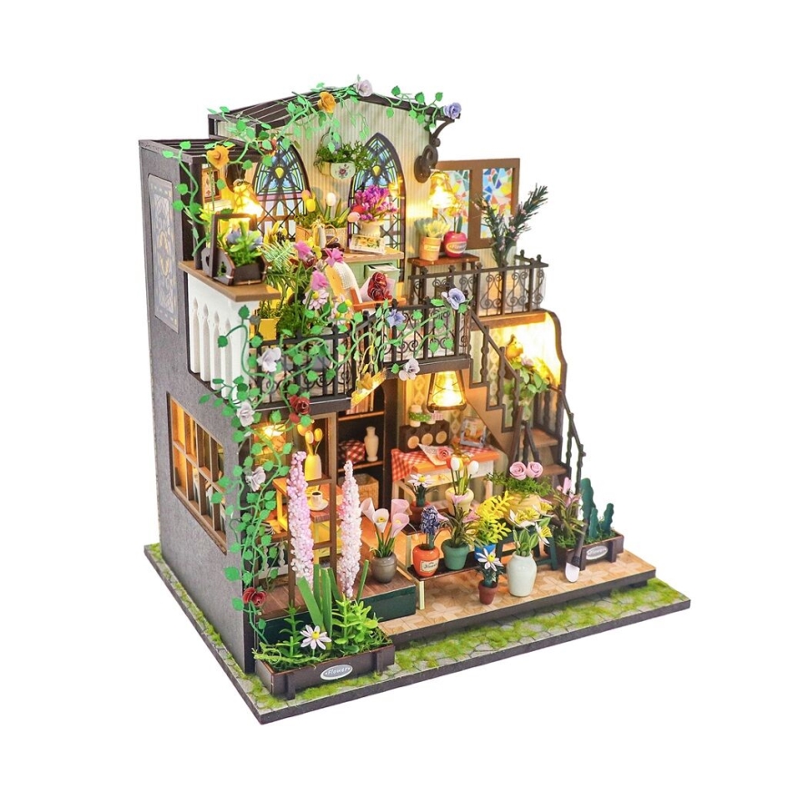2Kids Toys - Maison miniature Darcy's fleur maison 2xAAA