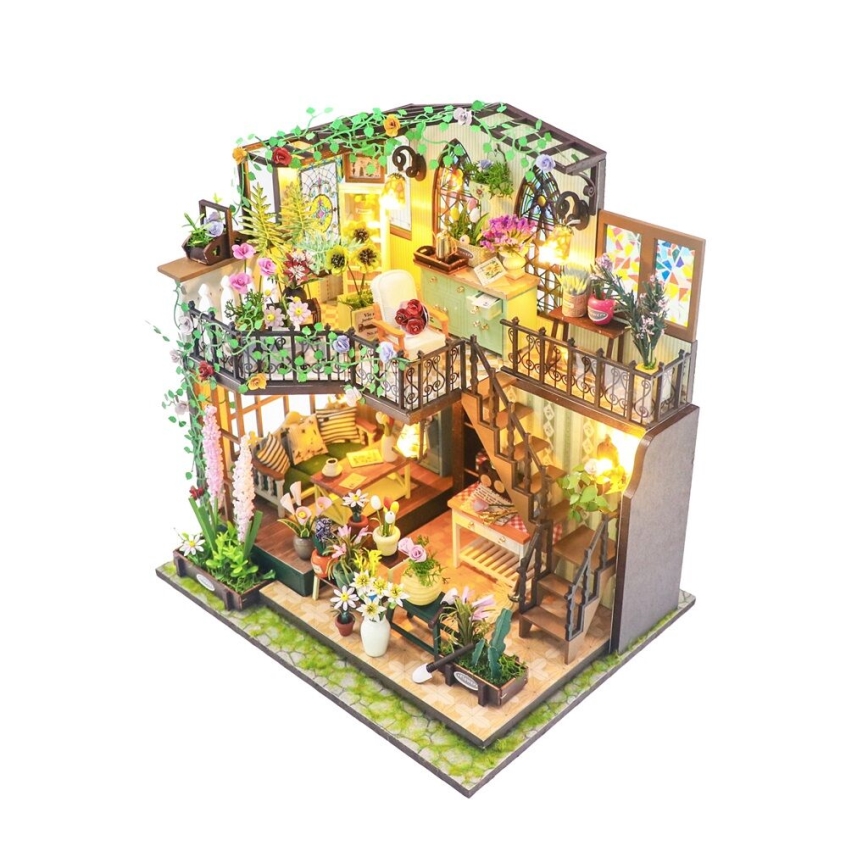 2Kids Toys - Maison miniature Darcy's fleur maison 2xAAA