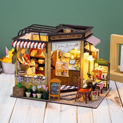 2Kids Toys - Maison miniature Julia's bakery 2xAAA