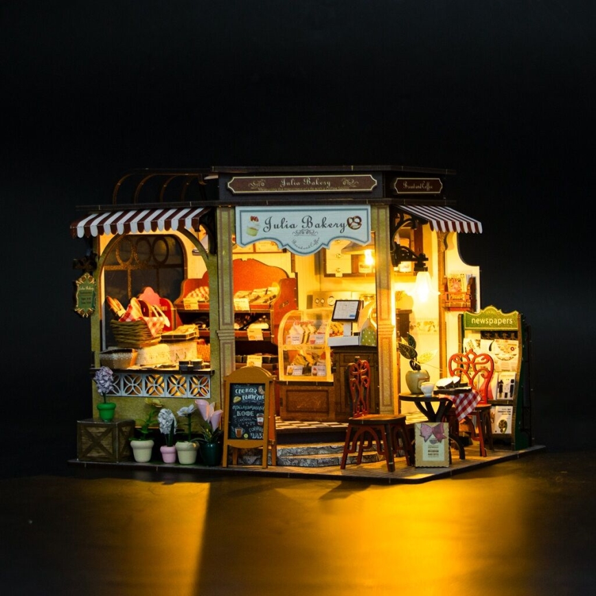 2Kids Toys - Maison miniature Julia's bakery 2xAAA