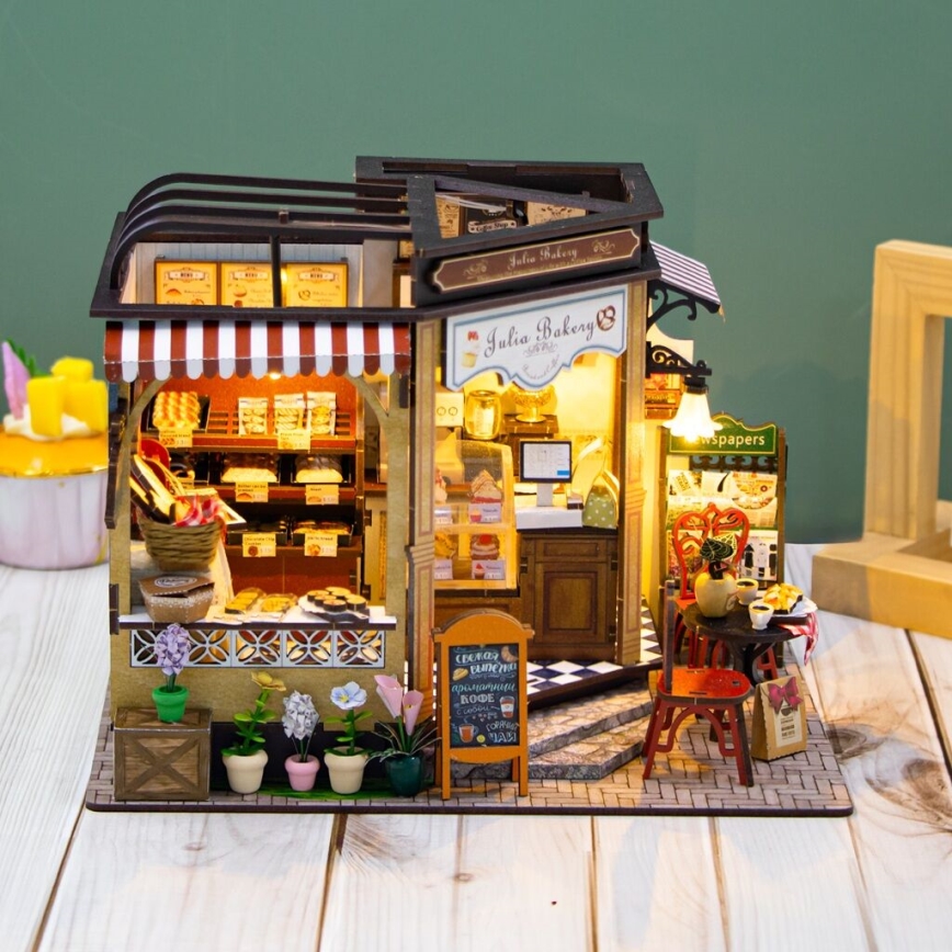 2Kids Toys - Maison miniature Julia's bakery 2xAAA