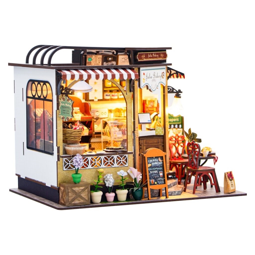 2Kids Toys - Maison miniature Julia's bakery 2xAAA