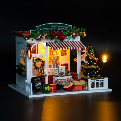 2Kids Toys - Maison miniature Noël cake shop 2xAAA