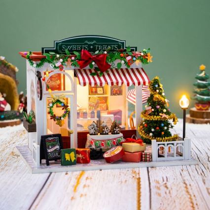 2Kids Toys - Miniature de maison Pâtisserie de Noël 2xAAA