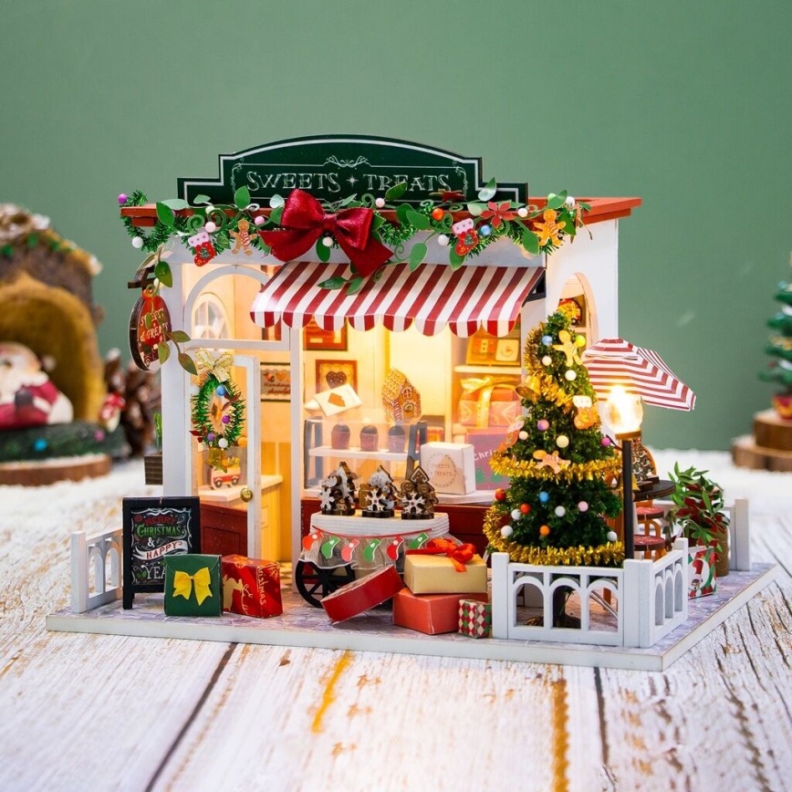 2Kids Toys - Miniature de maison Pâtisserie de Noël 2xAAA