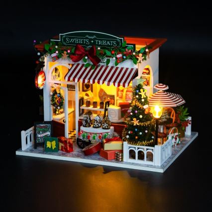 2Kids Toys - Miniature de maison Pâtisserie de Noël 2xAAA
