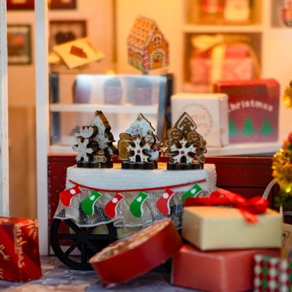 2Kids Toys - Miniature de maison Pâtisserie de Noël 2xAAA