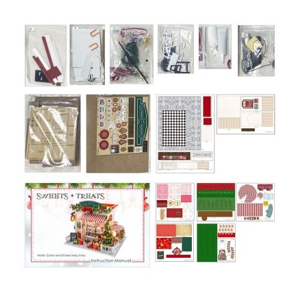 2Kids Toys - Miniature de maison Pâtisserie de Noël 2xAAA