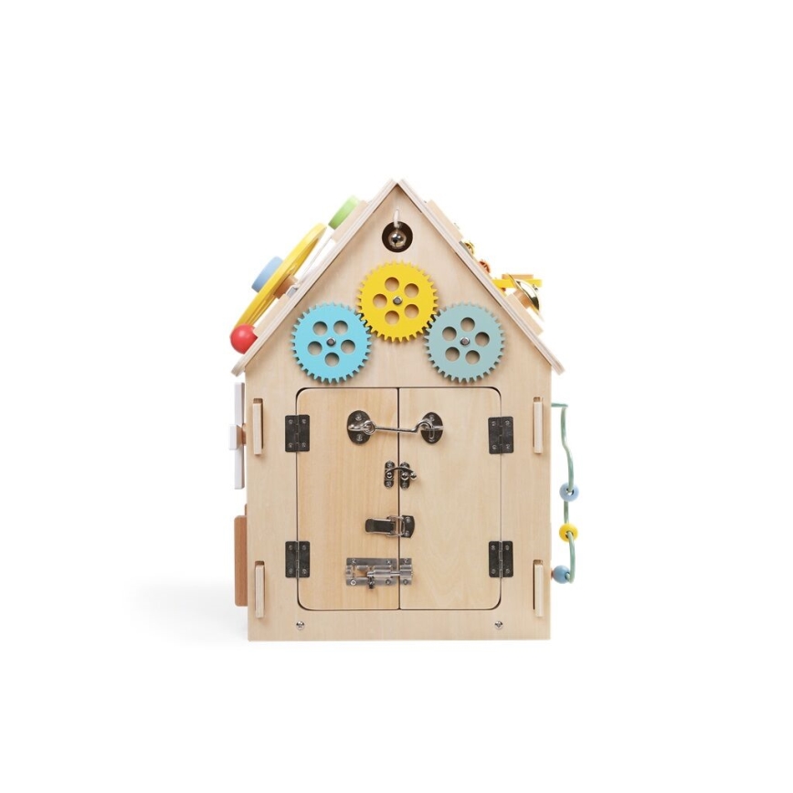 2Kids Toys - Panneau d'activités maison beige