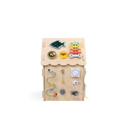 2Kids Toys - Panneau d'activités maison beige