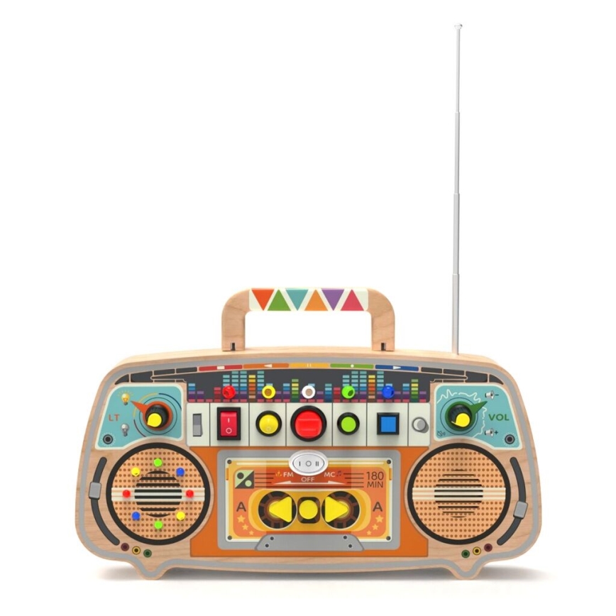 2Kids Toys - Panneau d'activités radio FM 3 piles AAA