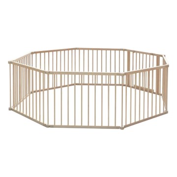 2Kids Toys - Parc en bois pour enfants XXL 210 x 210 cm beige