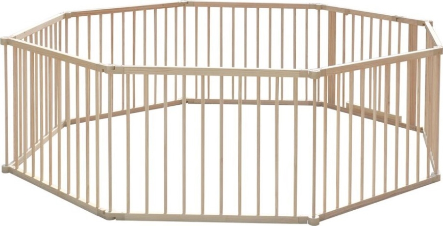 2Kids Toys - Parc en bois pour enfants XXL 210 x 210 cm beige