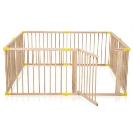 2Kids Toys - Parc en bois pour enfants XXL 210 x 210 cm beige