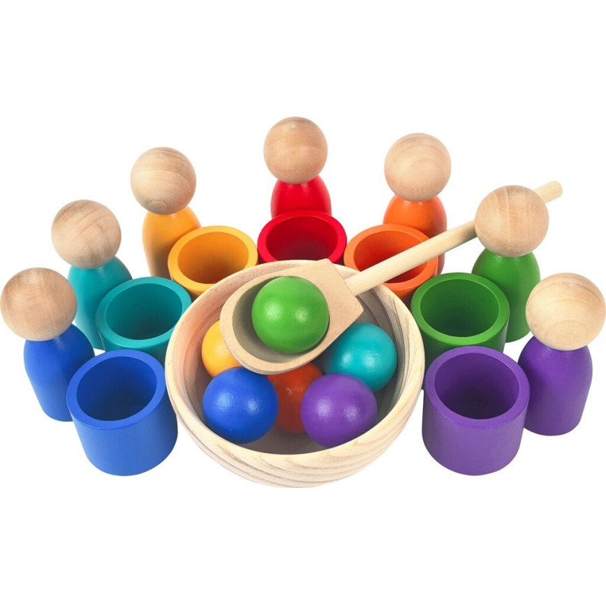 2Kids Toys - Poupées arc‑en‑ciel avec 7 balles colorées