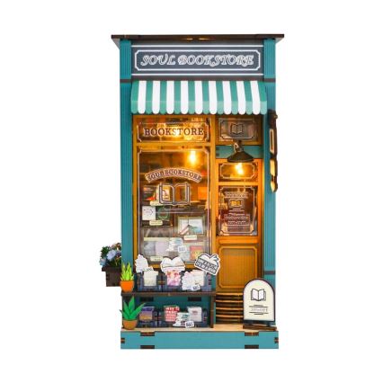 2Kids Toys - Puzzle 3D LED Serre-livres Librairie de l'âme 2xAAA