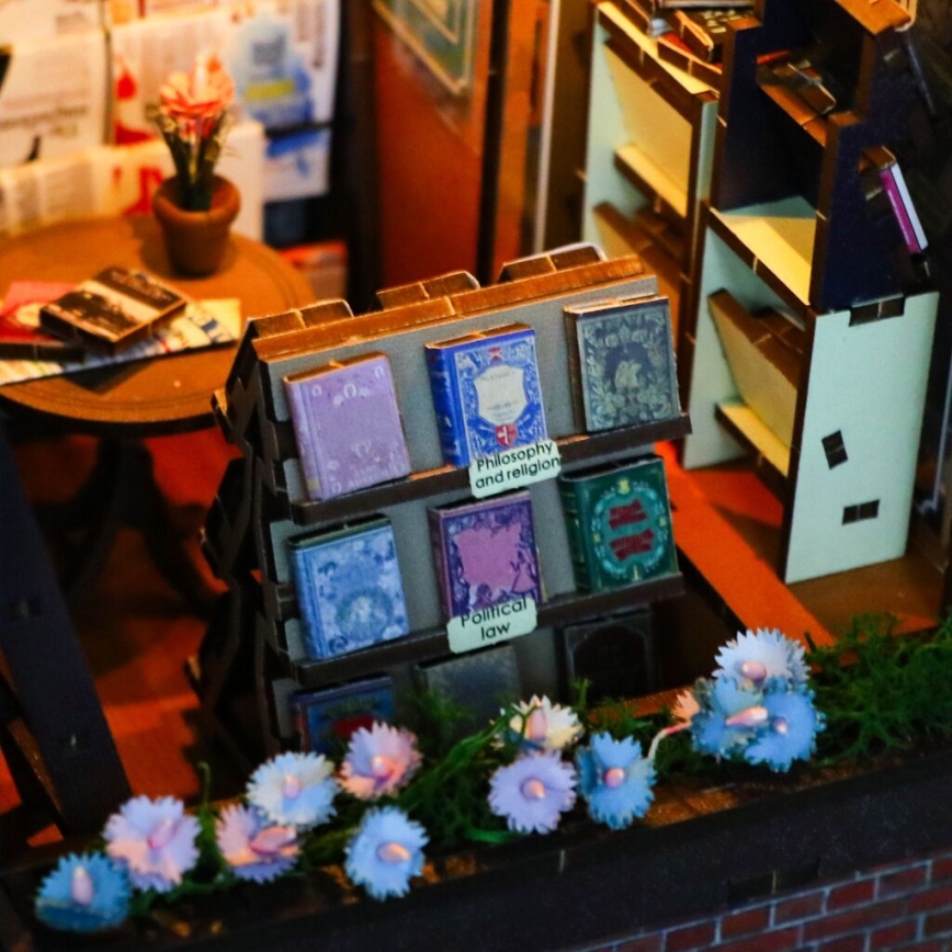 2Kids Toys - Puzzle 3D LED Serre-livres Librairie de l'âme 2xAAA