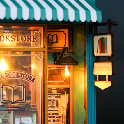 2Kids Toys - Puzzle 3D LED Serre-livres Librairie de l'âme 2xAAA