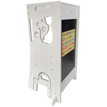 2Kids Toys - Tour d'apprentissage Chat avec diapositive et tableau noir