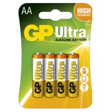 4 pc Pile alcaline AA GP ULTRA 1,5V