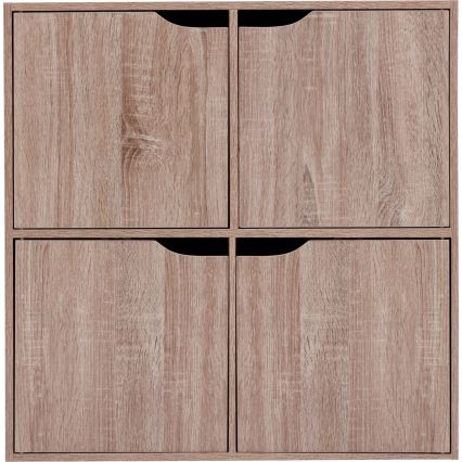 5five - Commode TIDY 68x68x32 cm brune