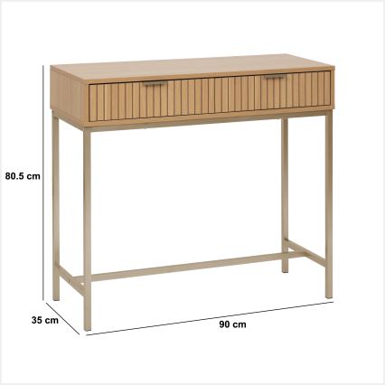 5five - Console OPUS 90x35 cm marron