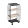 5five - Desserte/étagère mobile COLGE 74x43 cm noir/beige