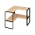 5five - Étagère d'angle PALO 40x40 cm beige/noir