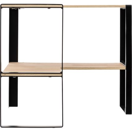 5five - Étagère d'angle PALO 40x40 cm beige/noir
