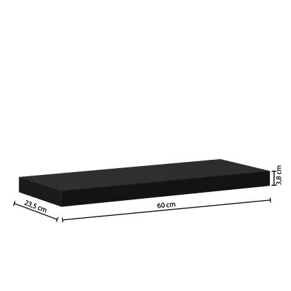 5five - Étagère murale HYLE 60 x 24 cm noire