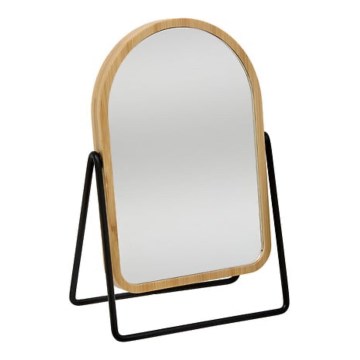 5five - Miroir de maquillage SWING 20,5 x 17,5 cm en bambou