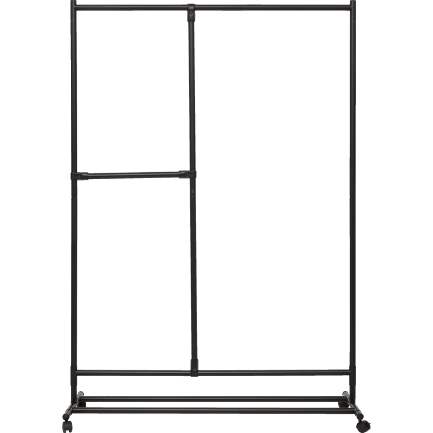 5five - Porte-manteau sur pied KENY 173x117 cm noir