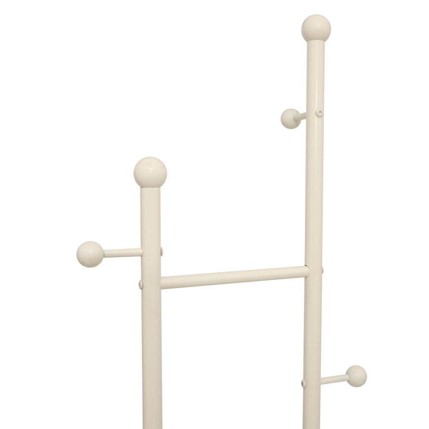 5five - Porte-manteau sur pied LENTY 188x40 cm crème
