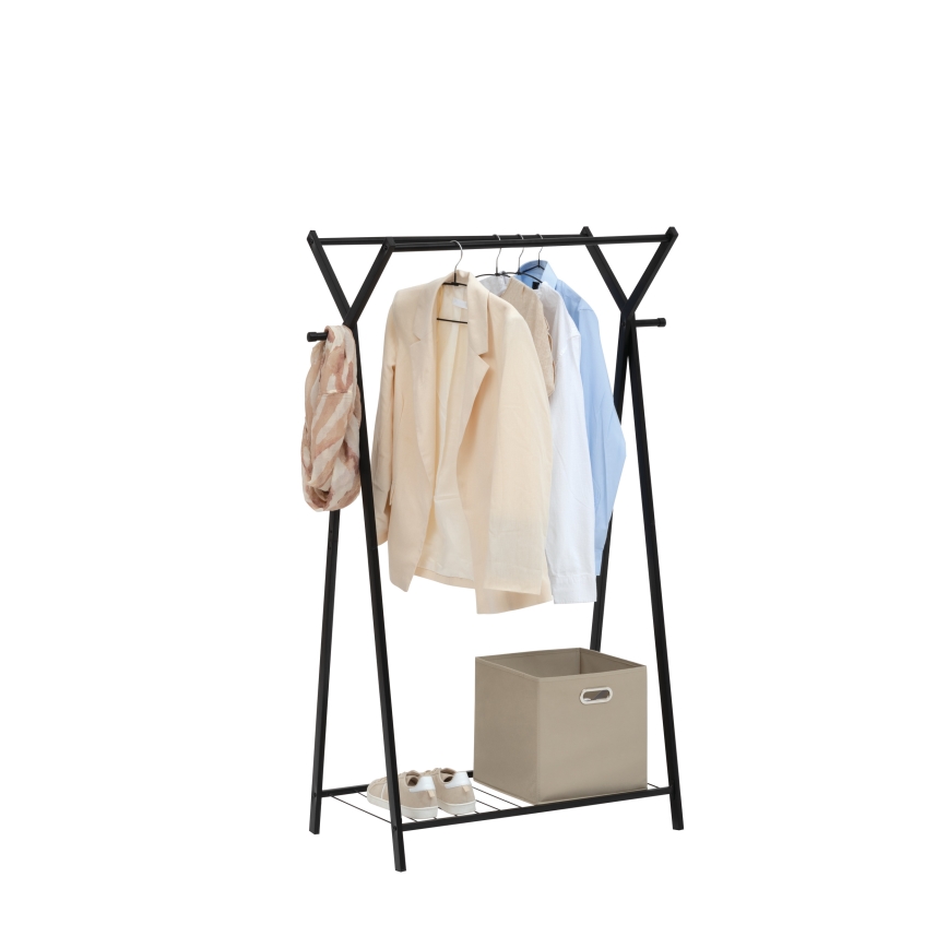 5five - Porte-manteau sur pied METY 145x98 cm noir